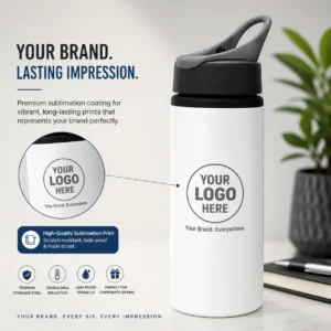Sublimation Sipper Bottle Corporate Gift | All-Over Full-Colour Print | PrintItNice