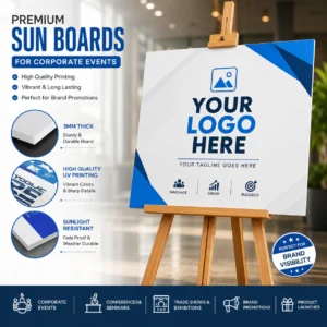 Sunboard Printing Corporate Events | Lightweight 5mm Rigid Board | PrintItNice
