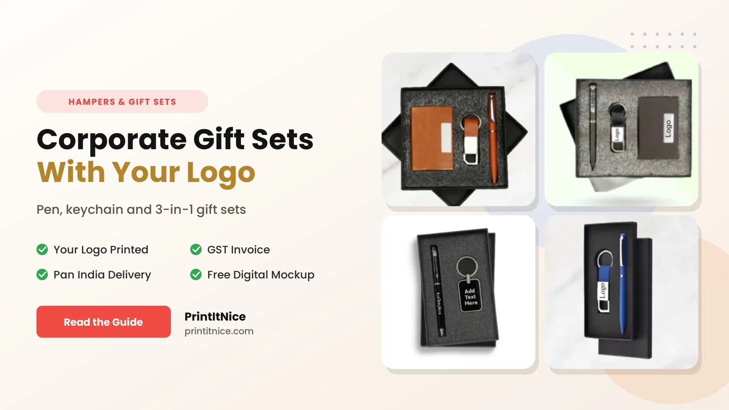 Read more about the article Corporate Gift Sets: 10+ Best Pen, Keychain and 3-in-1 Sets with Your Logo