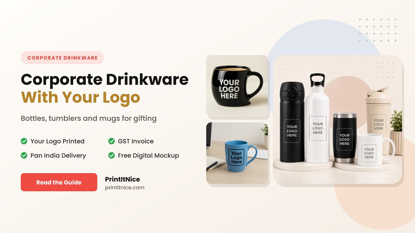 Read more about the article Corporate Drinkware: The Complete Guide to Branded Bottles, Tumblers and Mugs
